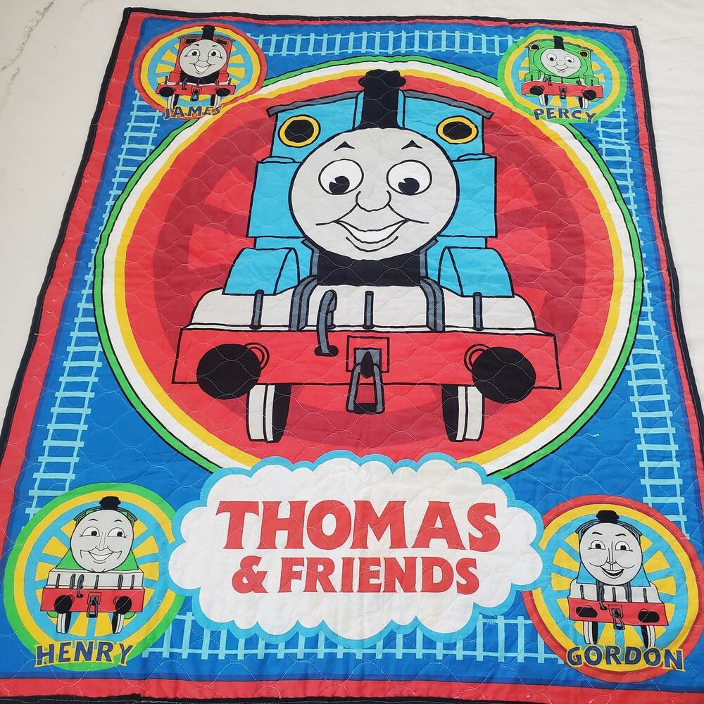 Y2k Thomas & Friends Toddler Quilt Blanket